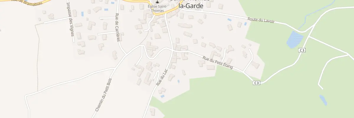 Plan du 135 Rue du Lac à Saint-Thomas-la-Garde