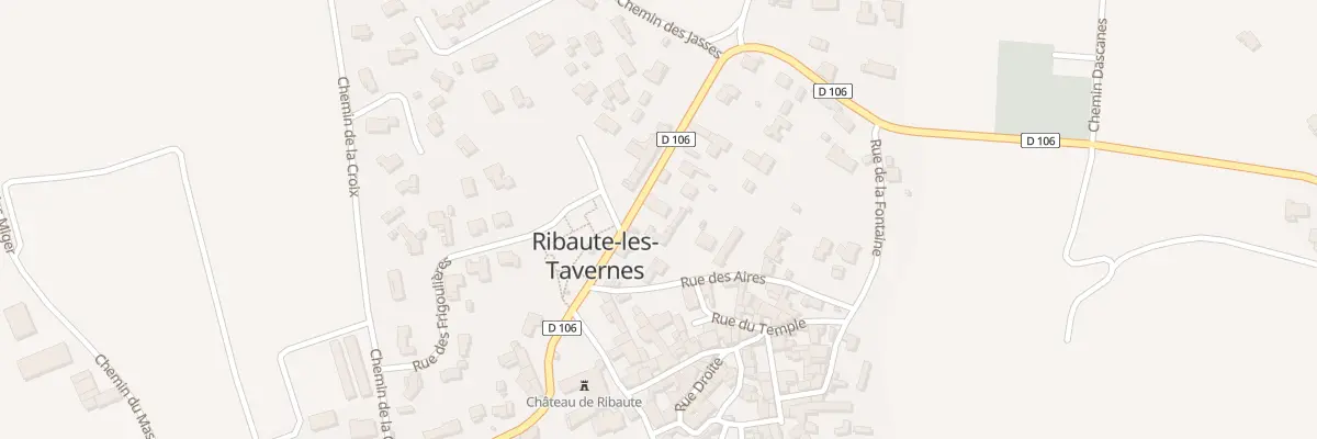 Plan du 15 Av des Platanes à Ribaute-les-Tavernes