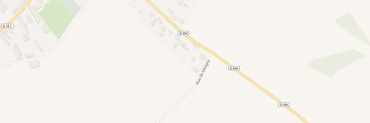 Plan du 55 Rte de Sevigny au Thuel