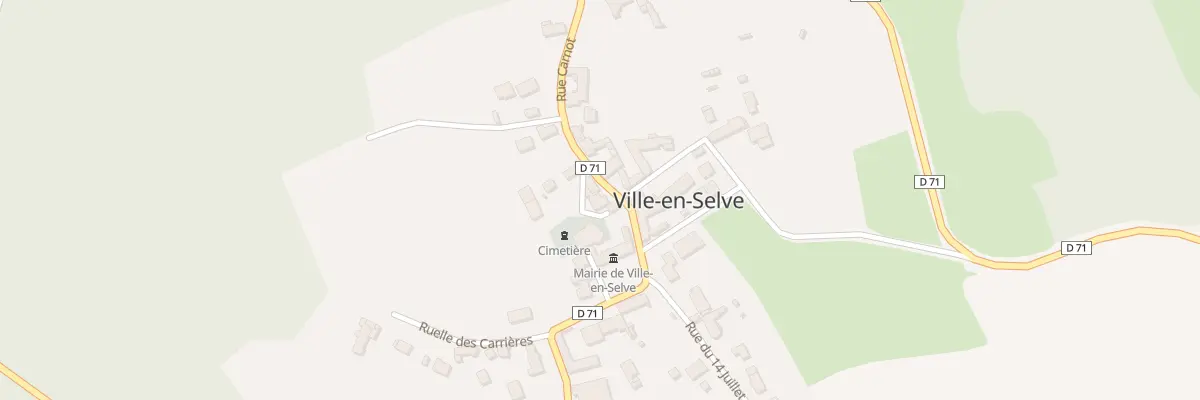 Plan du 1 Rue Carnot à Ville-en-Selve