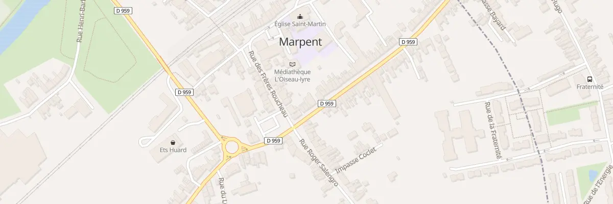 Plan du 7 Rue de la République à Marpent