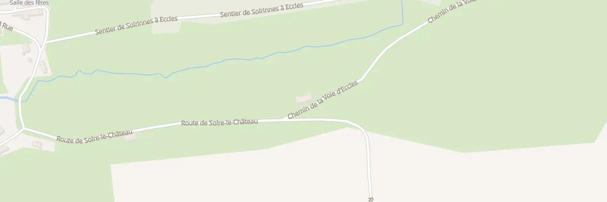 Plan du 25 Rte de Solre-le-château à Solrinnes