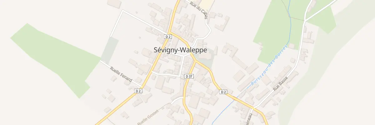 Plan du 16 Pl de l’Eglise à Sévigny-Waleppe