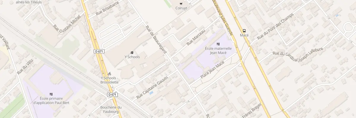 Plan du 25 Rue de Beauregard à Troyes
