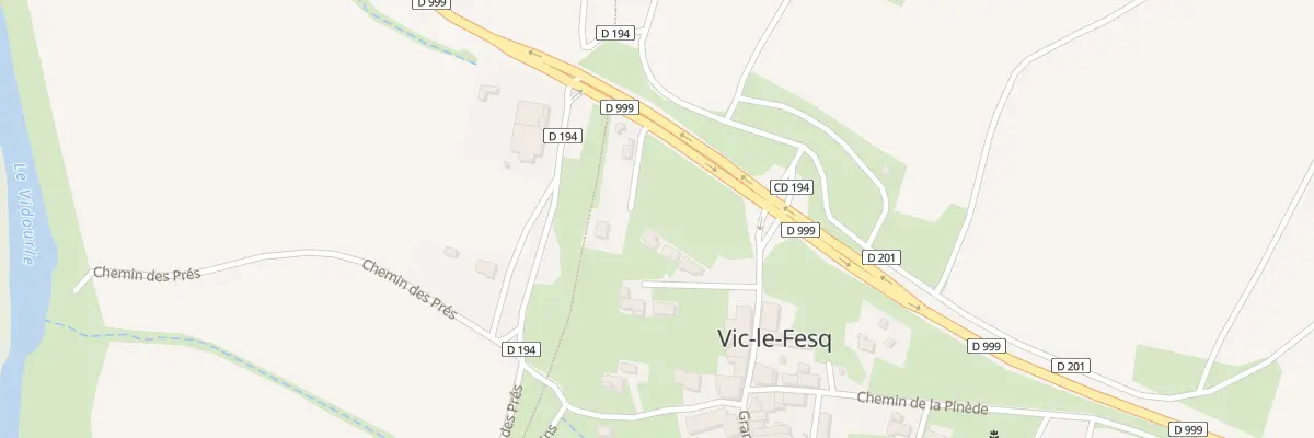 Plan du 84 Imp des Tournesols à Vic-le-Fesq