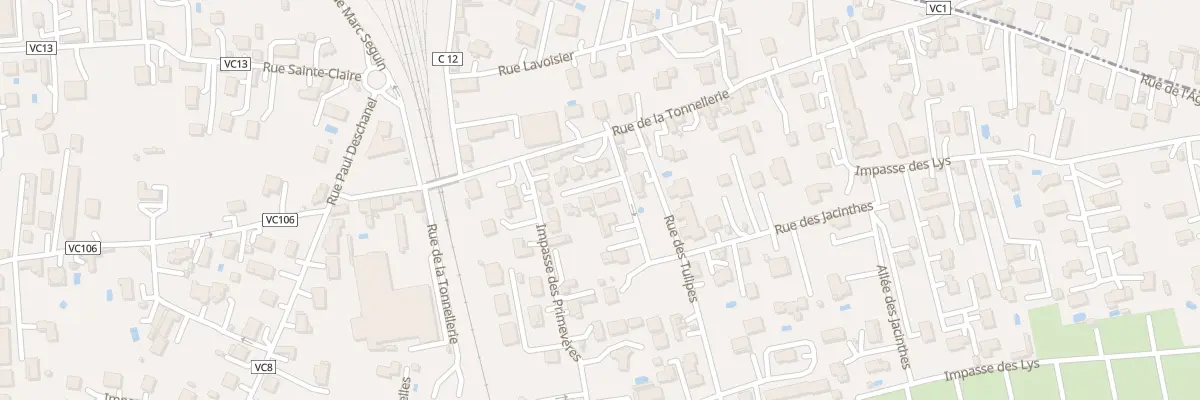 Plan du 10 Imp des Anémones à Montbrison