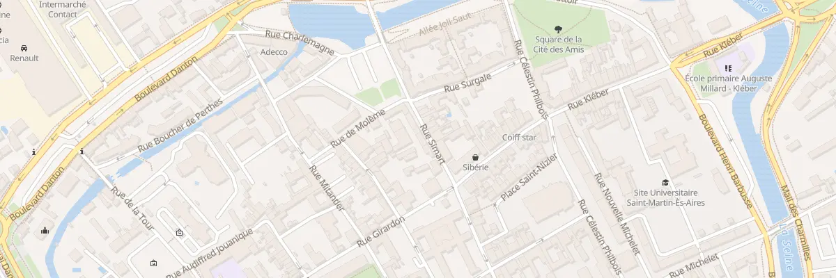 Plan du 6 Rue Simart à Troyes