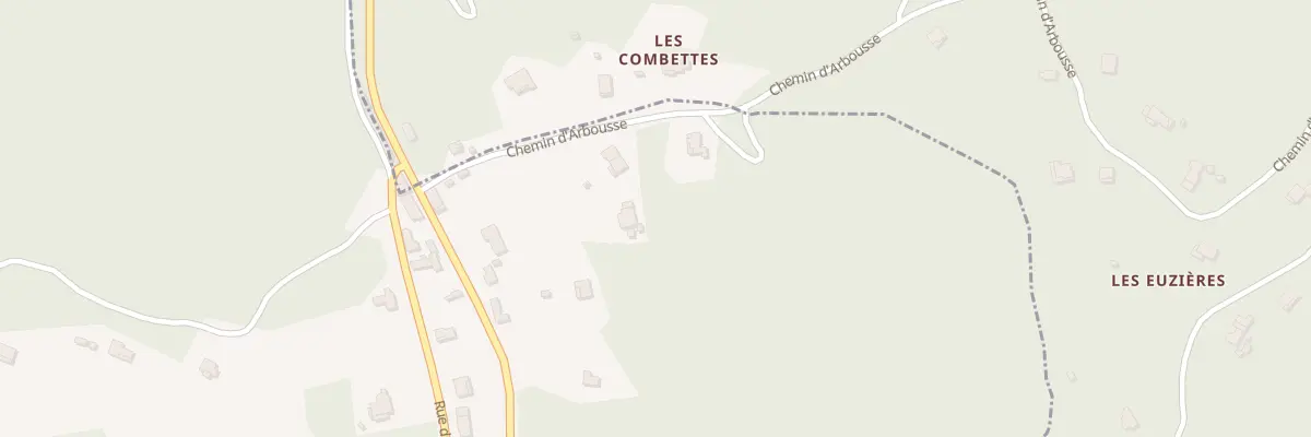 Plan du 172 Che de l’Arbousse à Laval-Pradel