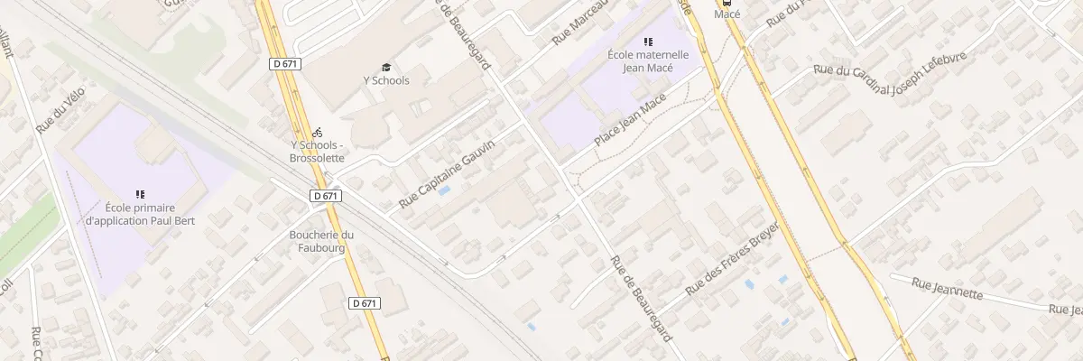 Plan du 40 Rue de Beauregard à Troyes
