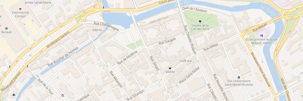 Plan du 5 Rue Simart à Troyes