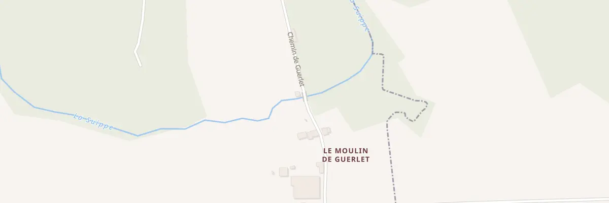 Plan du 9003 Che de Guerlet à Auménancourt
