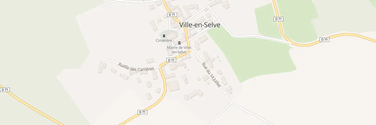 Plan du 1 Rue Chanzy à Ville-en-Selve
