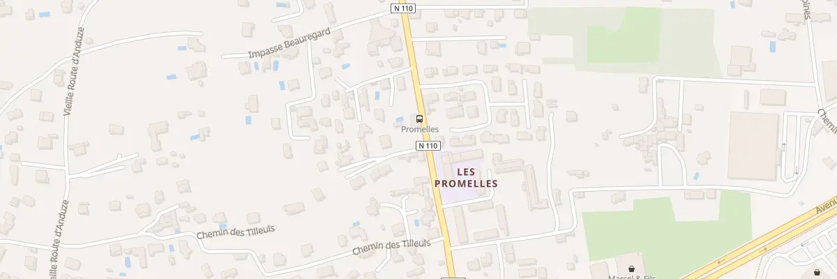Plan du 122 Av d’Anduze à Alès