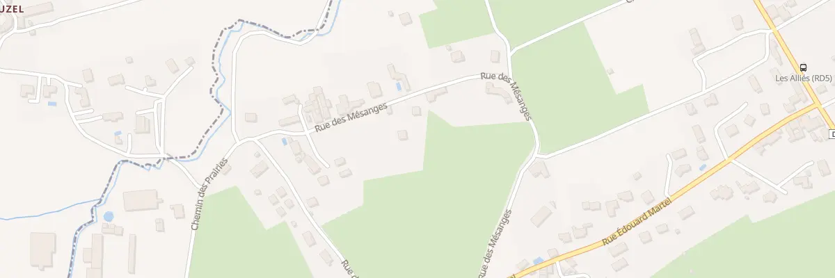 Plan du 387 Rue des Mésanges à Saint-Thomas-la-Garde