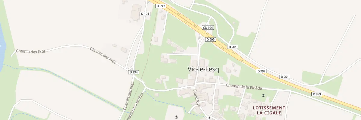 Plan de Imp des Tournesols à Vic-le-Fesq
