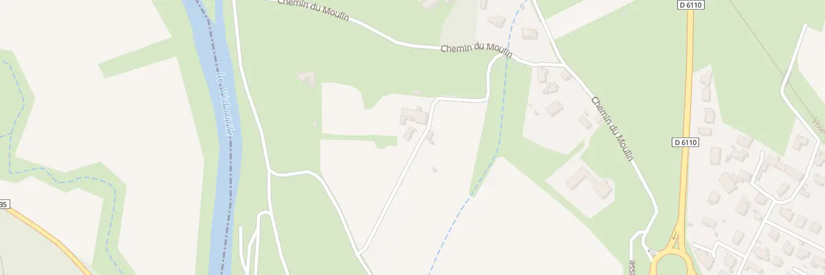 Plan du 170 Mas de la Plaine à Villevieille
