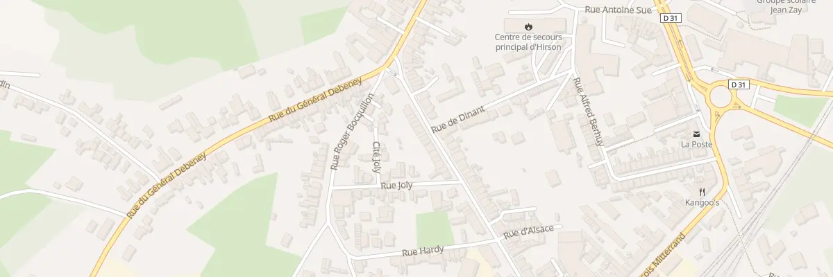 Plan du 14 Rue d’Alsace à Hirson