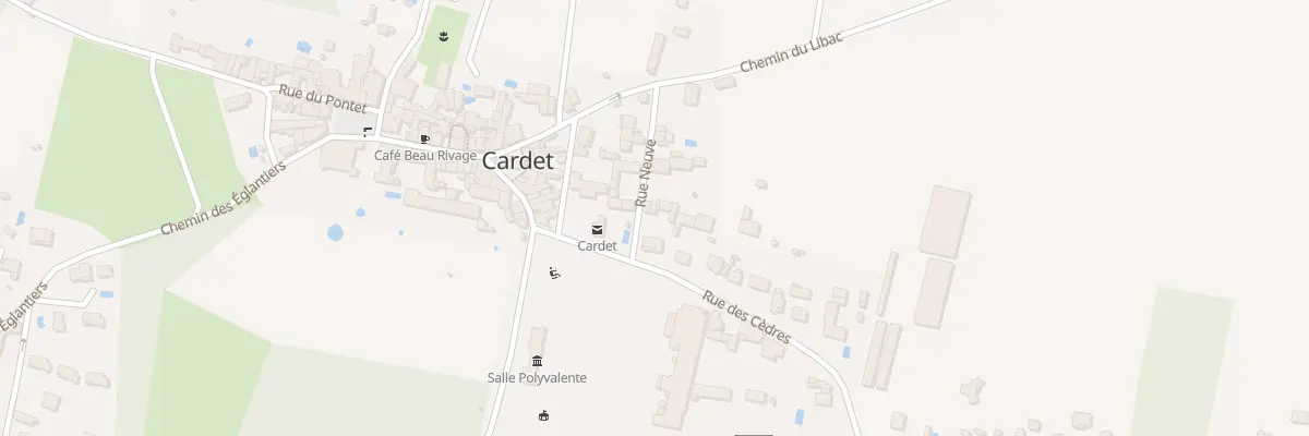 Plan du 2 Rue Neuve à Cardet