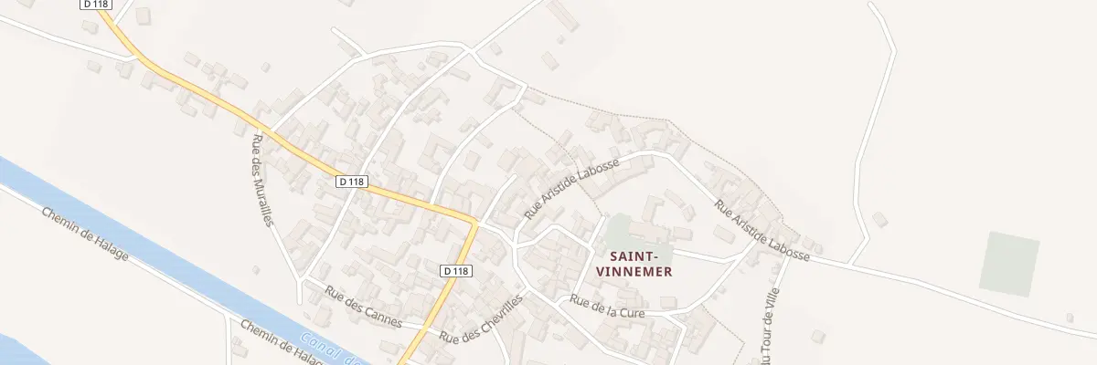Plan du 5 Rue Aristide Labosse St Vinnem à Tanlay