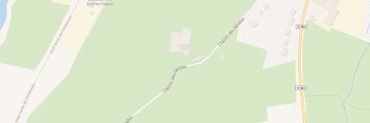 Plan du 6 Che des Hérelles à Solre-le-Château