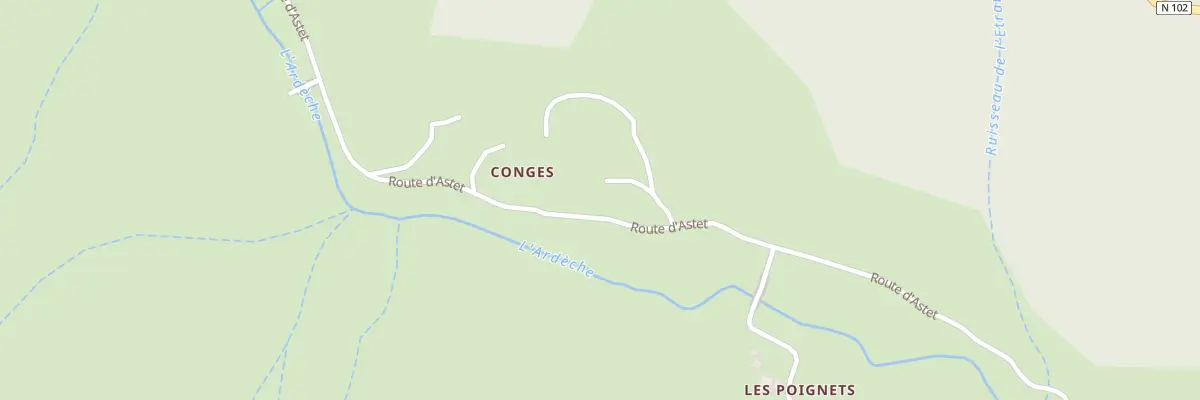 Plan du 1700 Rte d’Astet à Astet