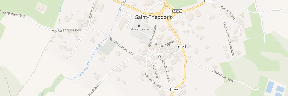 Plan du 114 Av des Platanes à Saint-Théodorit