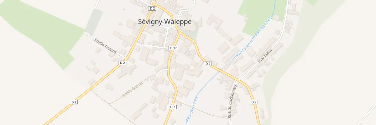 Plan du 6B Rue du Chateau à Sévigny-Waleppe