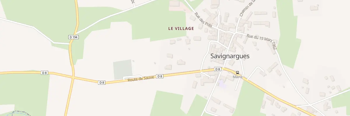 Plan du 5079 Rte de Sauve à Savignargues