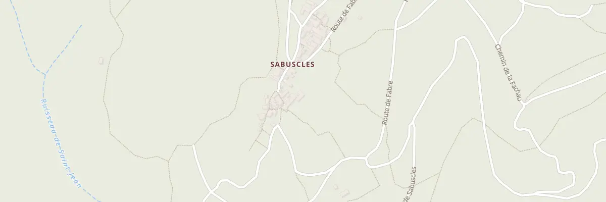 Plan du 5006 Sabuscles à Malbosc