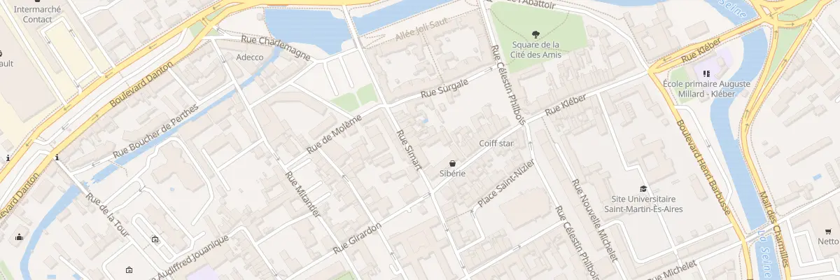 Plan du 17 Rue Simart à Troyes