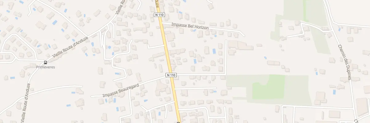 Plan du 111F Av d’Anduze à Alès