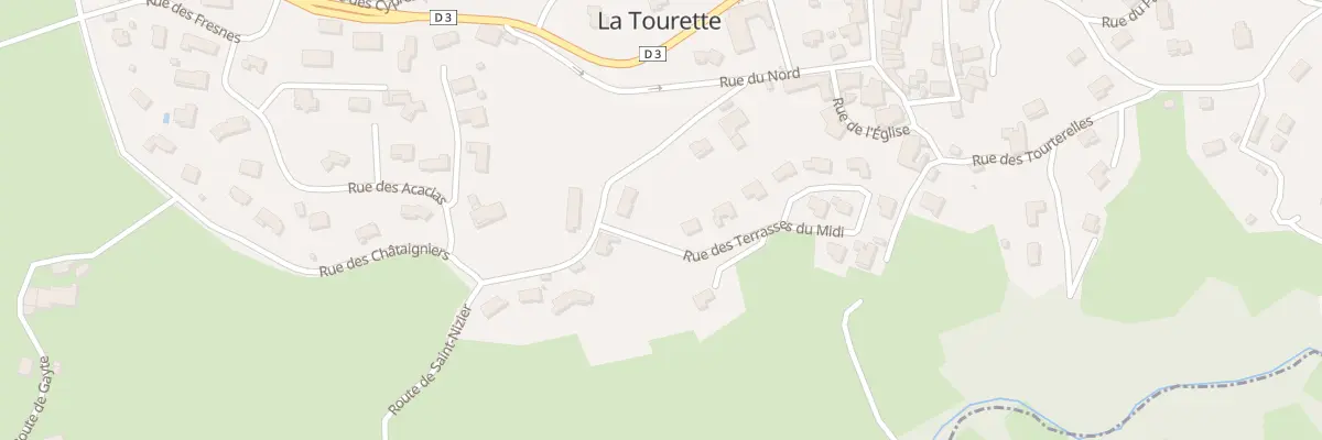 Plan du 14 Rue des Terrasses du Midi à La Tourette