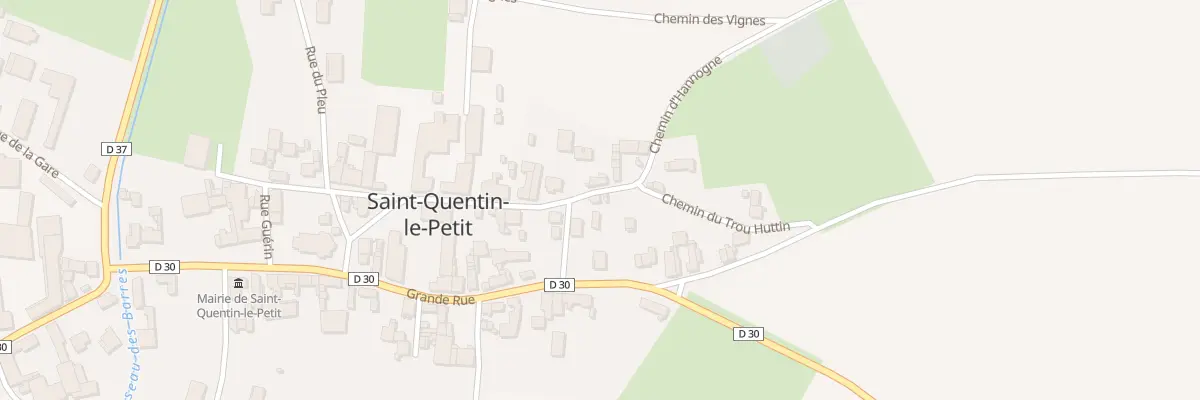 Plan du 12 Rue de l’Ecaille à Saint-Quentin-le-Petit