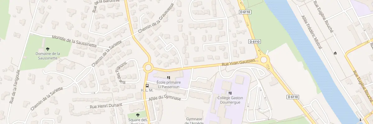 Plan du 2 Rue des Oléas à Sommières