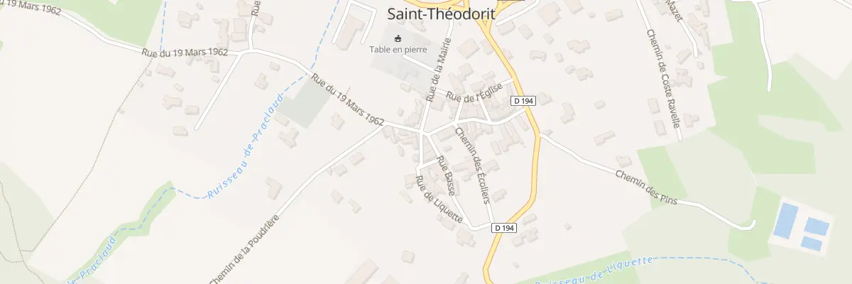 Plan du 7 Rue de Liquette à Saint-Théodorit
