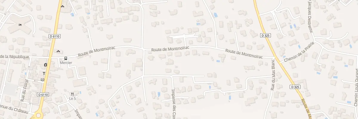 Plan du 374 Rte de Montmoirac à Saint-Christol-lez-Alès