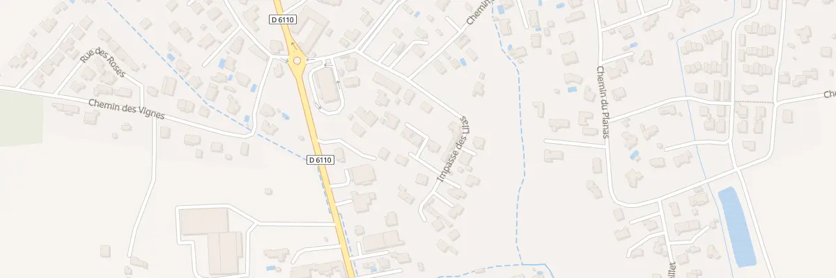 Plan du 298D Imp des Lilas à Saint-Christol-lez-Alès