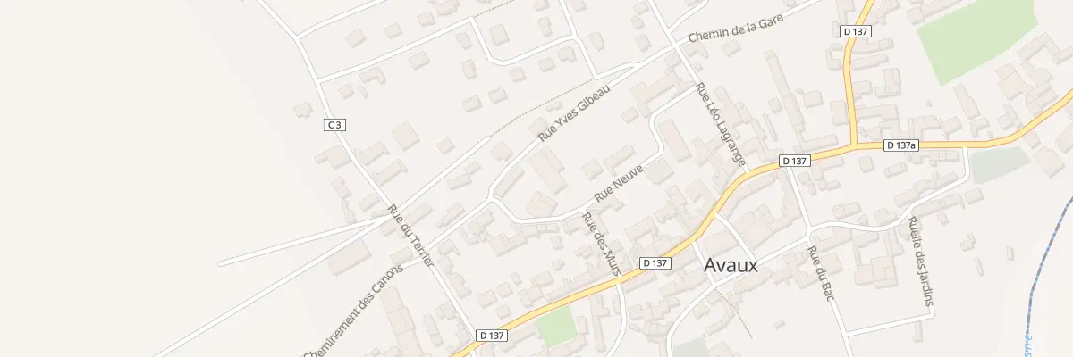 Plan du 5023 Rue Neuve à Avaux