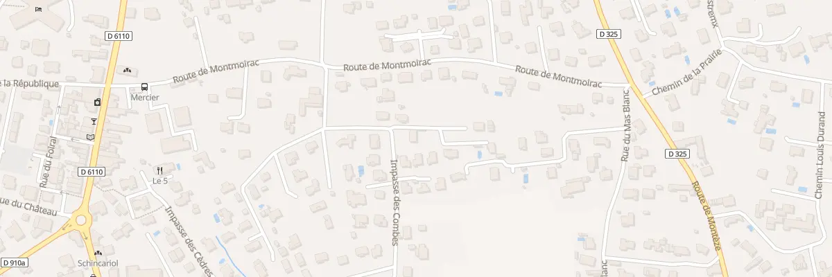 Plan du 161 Imp des Combes à Saint-Christol-lez-Alès