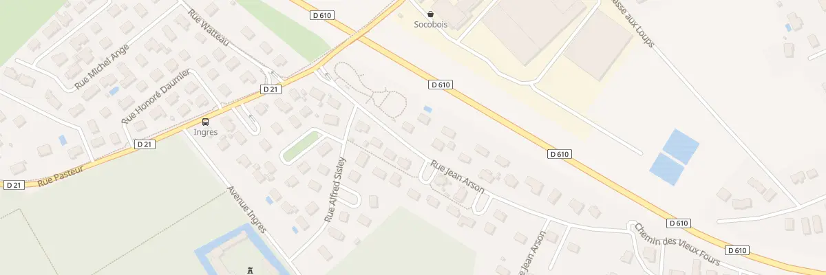 Plan du 8 Rue Jean Arson à Rosières-près-Troyes