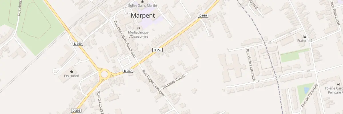 Plan du 10 Rue de la République à Marpent