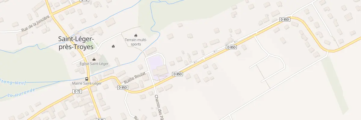 Plan du 17 Rue de la Planche à Saint-Léger-près-Troyes