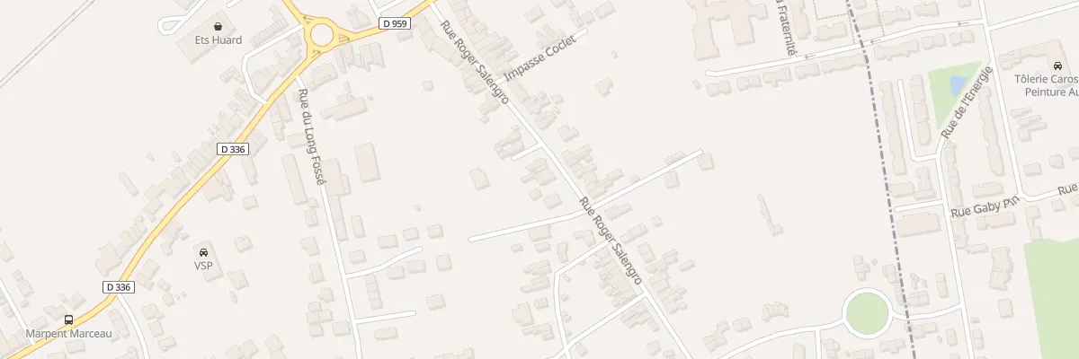 Plan du 24 Rue Roger Salengro à Marpent