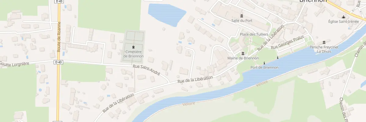 Plan du 5 Imp des Tuiliers à Briennon