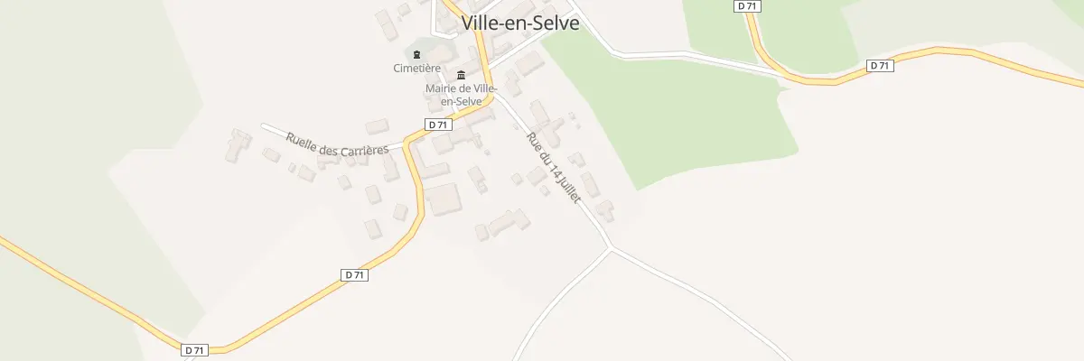 Plan du 4 Rue du 14 Juillet à Ville-en-Selve