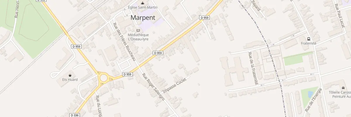 Plan du 12 Rue de la République à Marpent