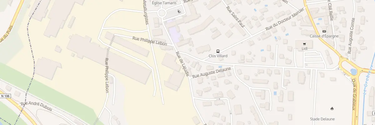Plan du 23 Rue Doc Mercier à Alès