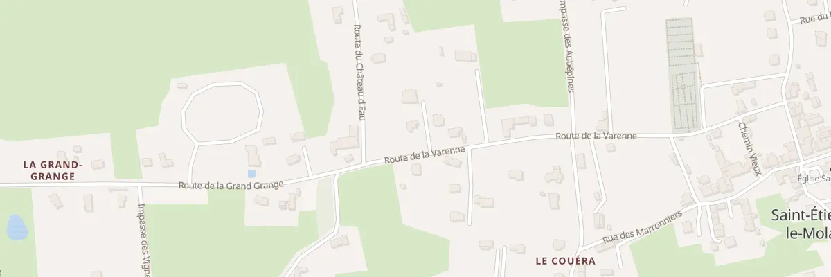Plan du 454 Rte de la Varenne à Saint-Étienne-le-Molard