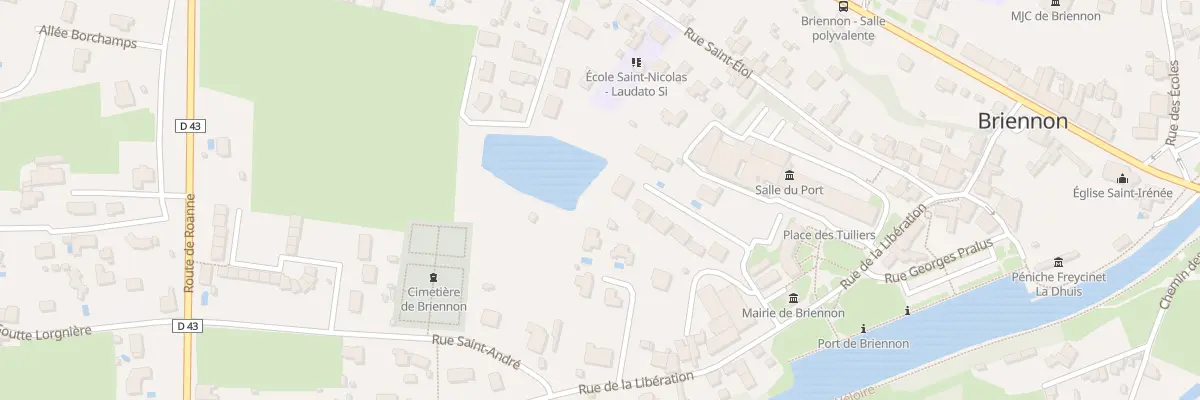 Plan du 19 All de la Tuilerie à Briennon