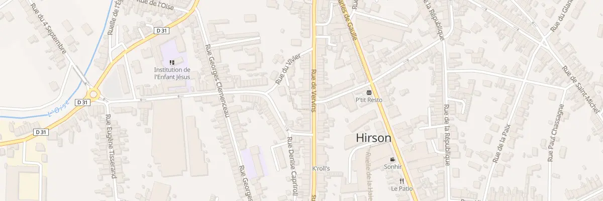 Plan du 56 Rue de Vervins à Hirson